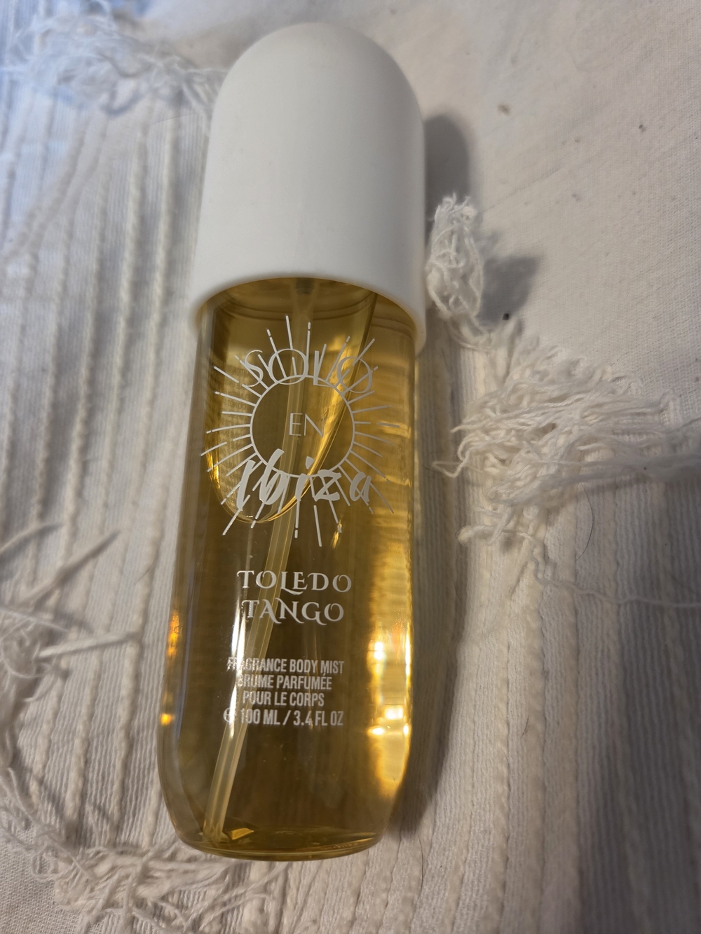 solo Toledo Tango Body Mist - White & Golden Yellow